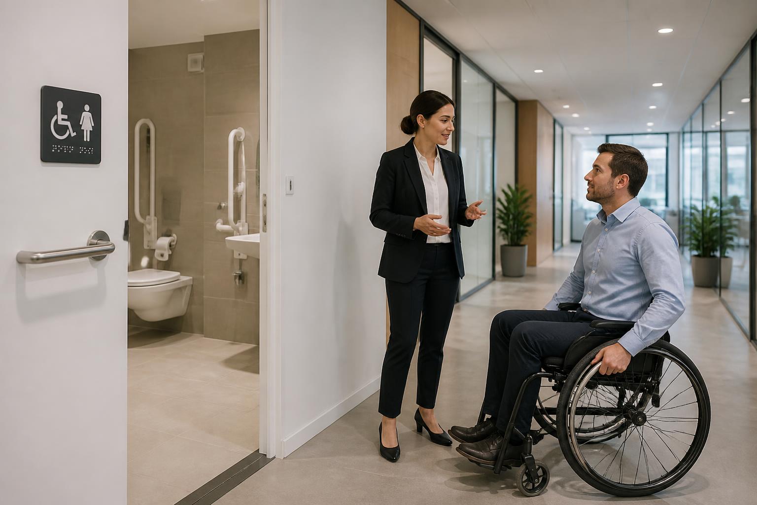 découvrez les obligations des employeurs selon le code du travail concernant les installations sanitaires accessibles aux personnes à mobilité réduite (pmr). guide complet pour garantir conformité et accessibilité.