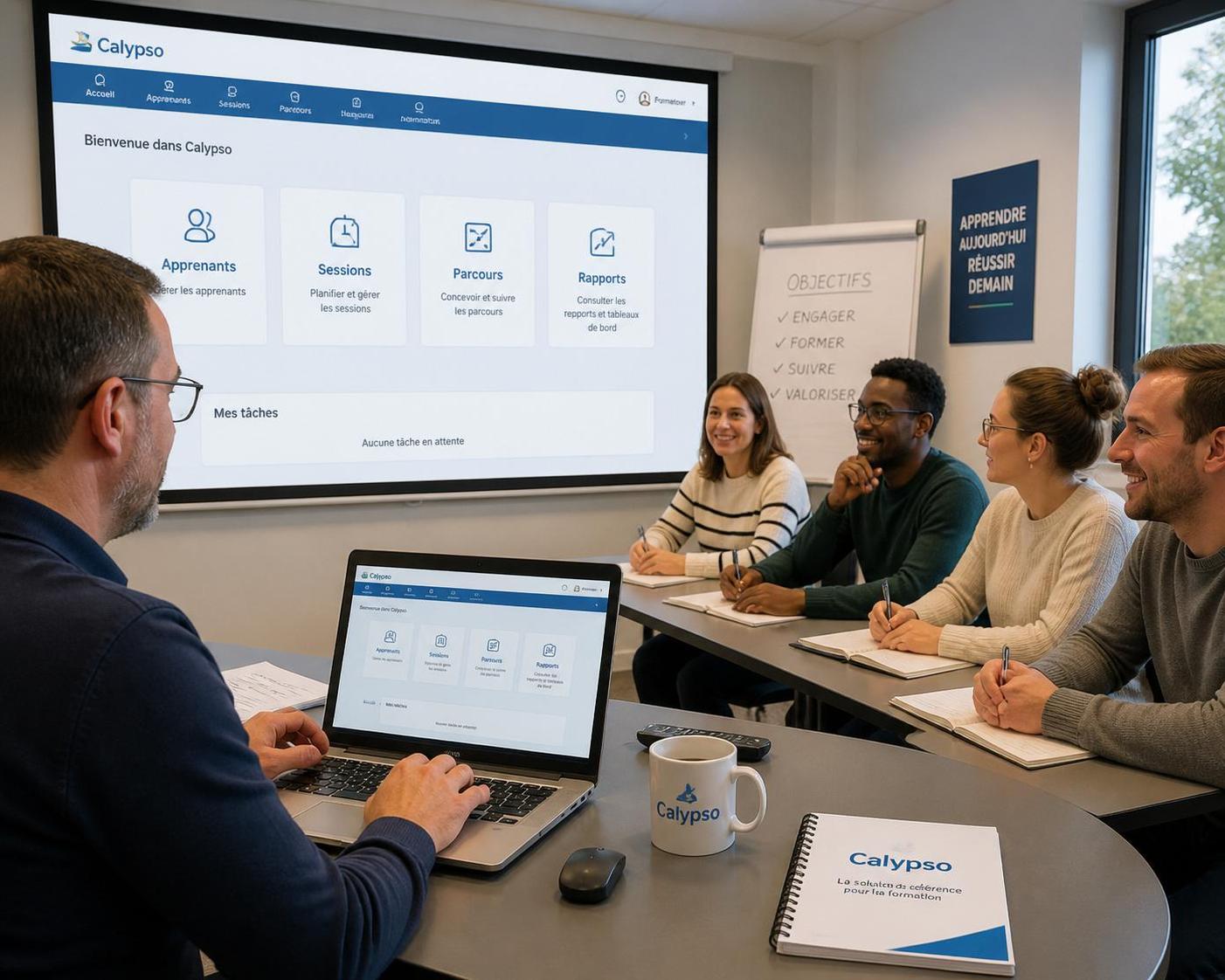 découvrez ce calypso, l'outil indispensable pour rendre vos formations en entreprise plus interactives, engageantes et efficaces.