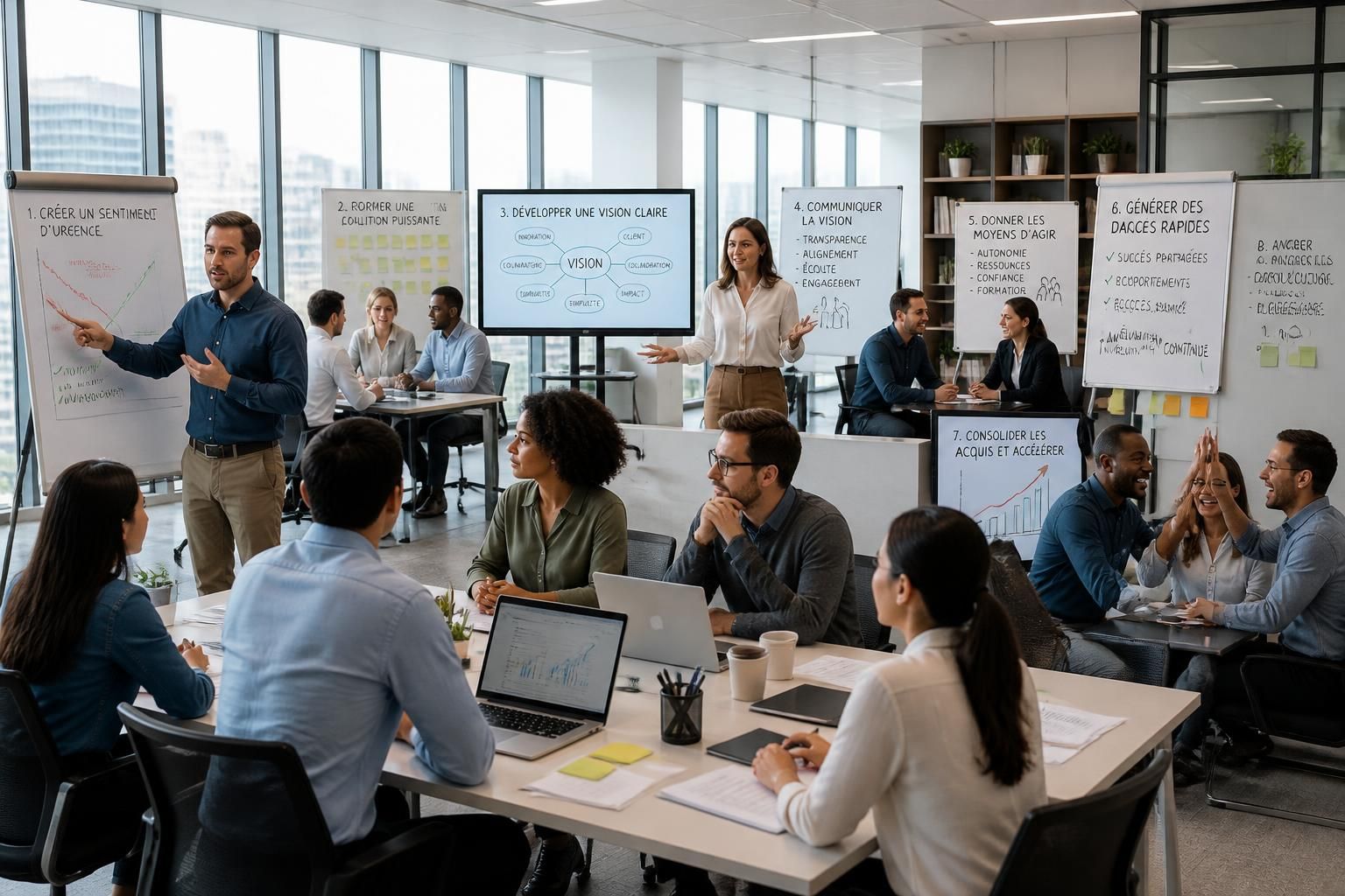 découvrez les étapes clés du modèle kotter pour réussir la transformation en entreprise et mener le changement efficacement.