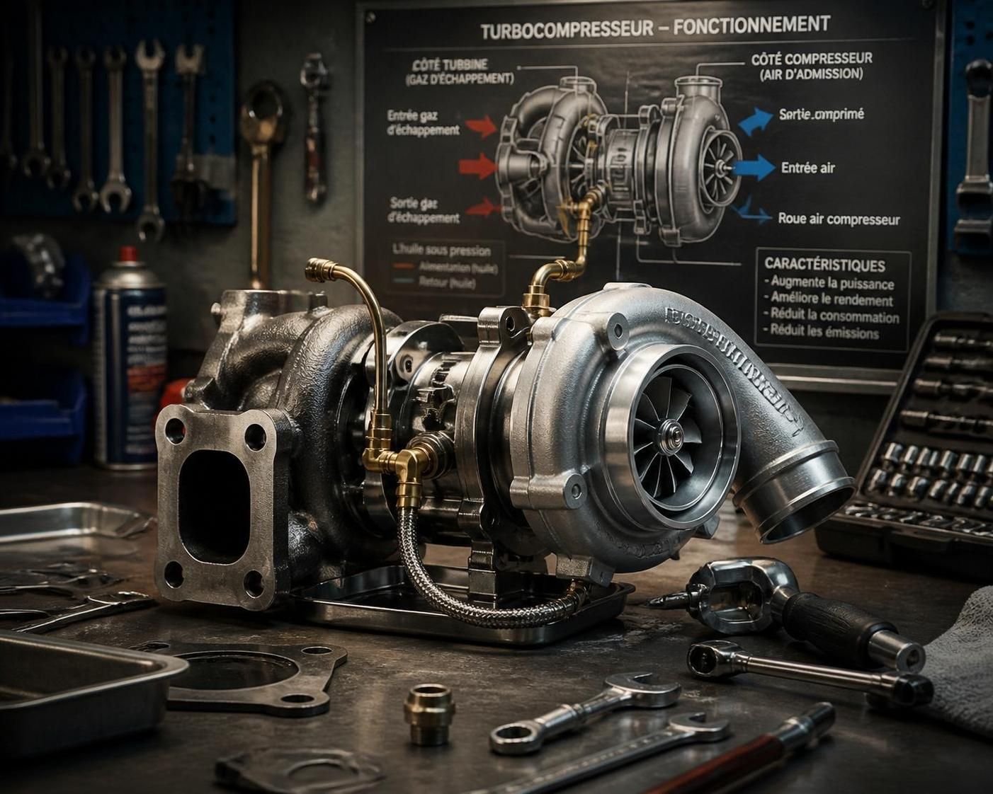 découvrez notre cours complet sur le turbocompresseur et maîtrisez les bases essentielles pour améliorer vos compétences en mécanique et optimiser les performances moteur.