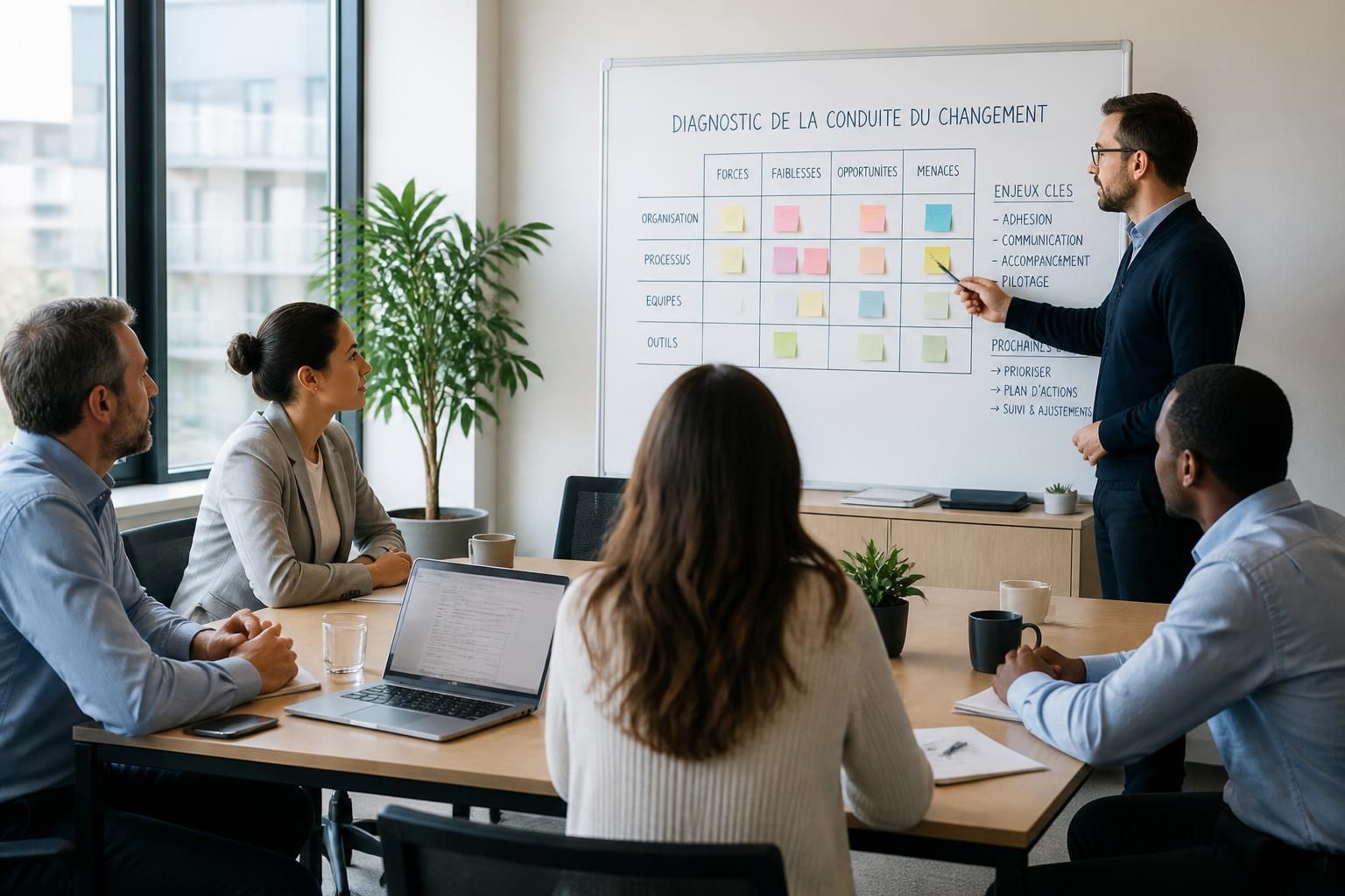 découvrez comment réaliser un diagnostic efficace de la conduite du changement pour identifier les freins potentiels avant de lancer votre transformation et assurer le succès de vos projets.