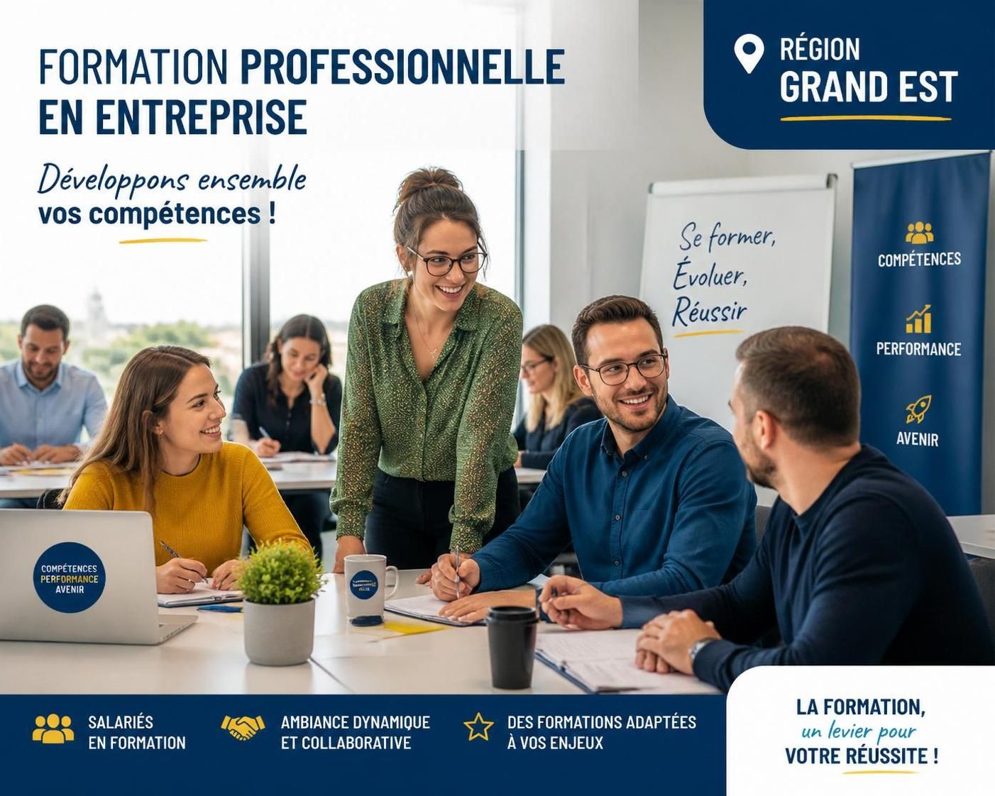 découvrez les différentes aides et financements disponibles pour les entreprises locales de la région grand est afin de soutenir leurs projets de formation professionnelle.