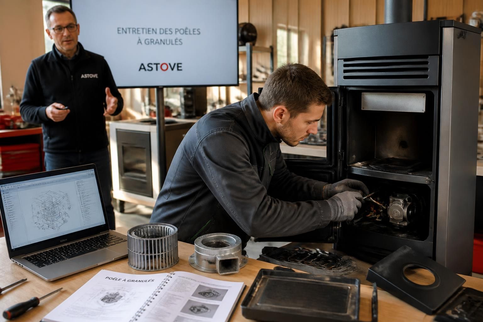 découvrez les compétences essentielles pour assurer un entretien efficace de votre poêle à granulés grâce à notre formation spécialisée, alliant savoir-faire technique et conseils pratiques.