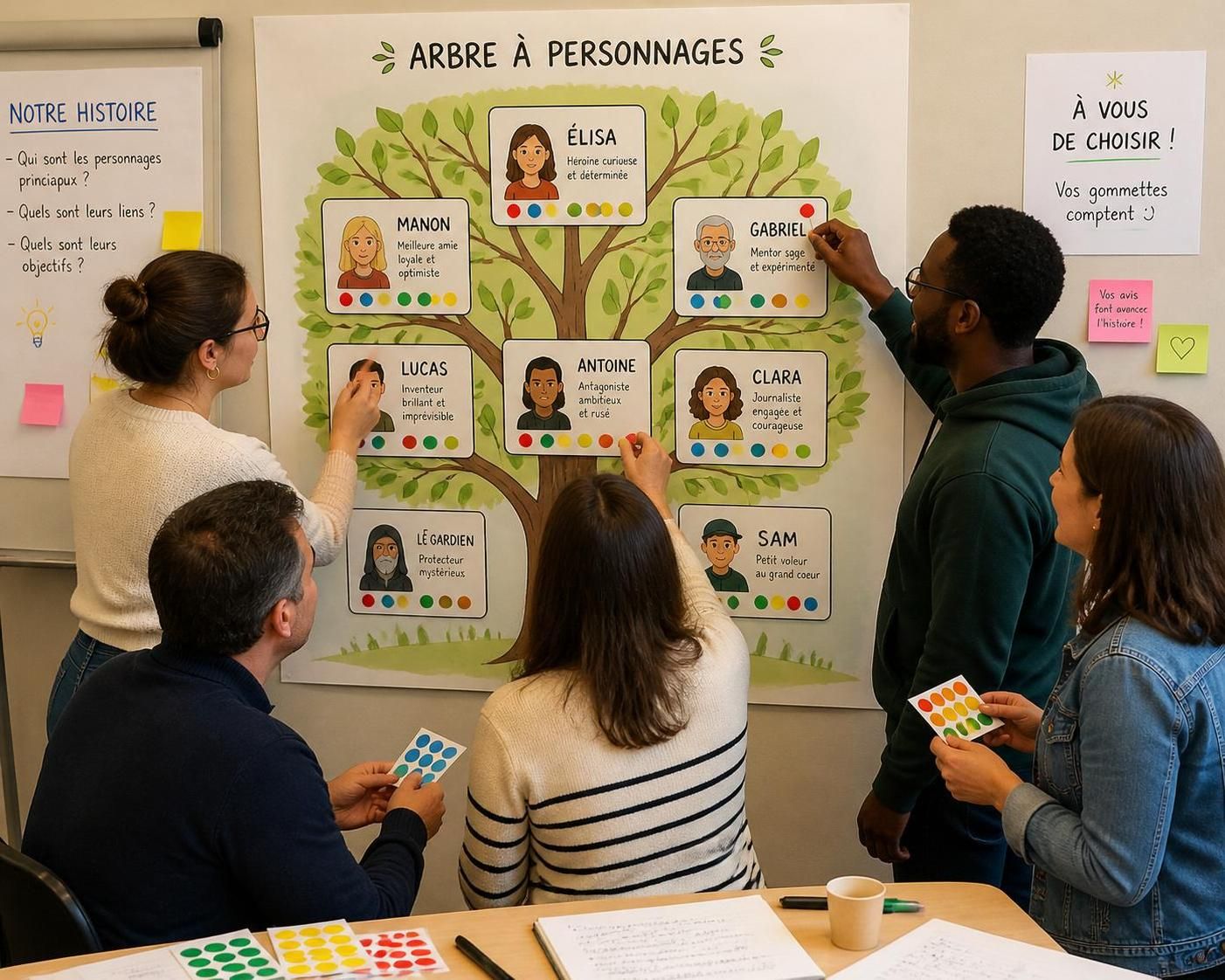 découvrez icebreaker arbre à personnage, un jeu créatif et engageant pour dynamiser vos formations, favoriser la cohésion d'équipe et stimuler la participation active.