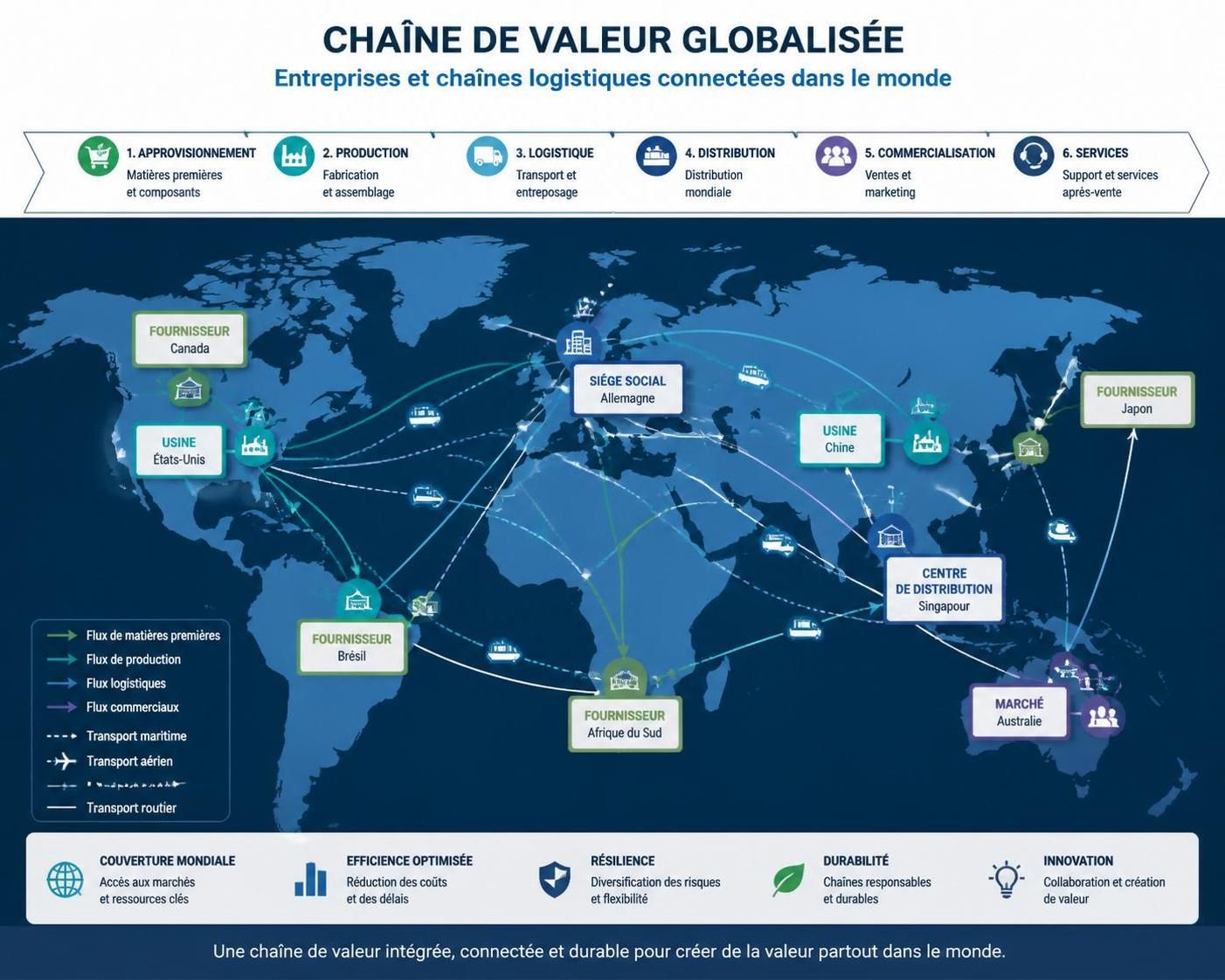 découvrez les clés essentielles pour comprendre l'internationalisation de la chaîne de valeur, un phénomène complexe qui transforme les stratégies commerciales à l'échelle mondiale.