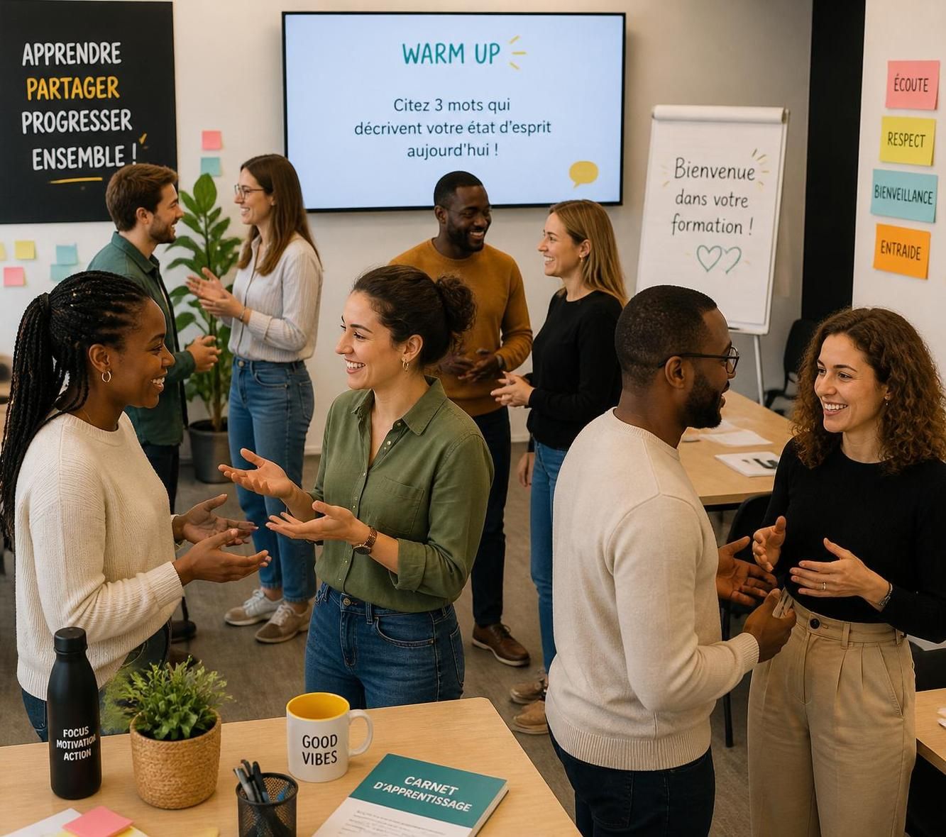 découvrez pourquoi le warmup en formation est une étape essentielle qui booste l'engagement des apprenants et transforme leur expérience d'apprentissage.