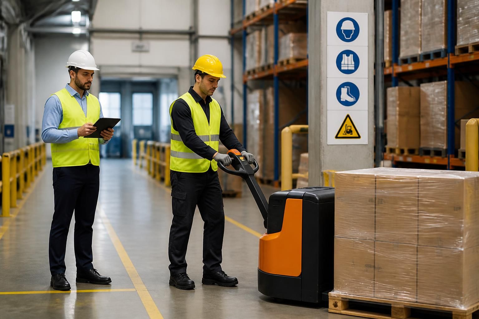 découvrez les règles essentielles que les employeurs doivent respecter pour la formation obligatoire à l'utilisation du transpalette électrique, garantissant sécurité et conformité au travail.