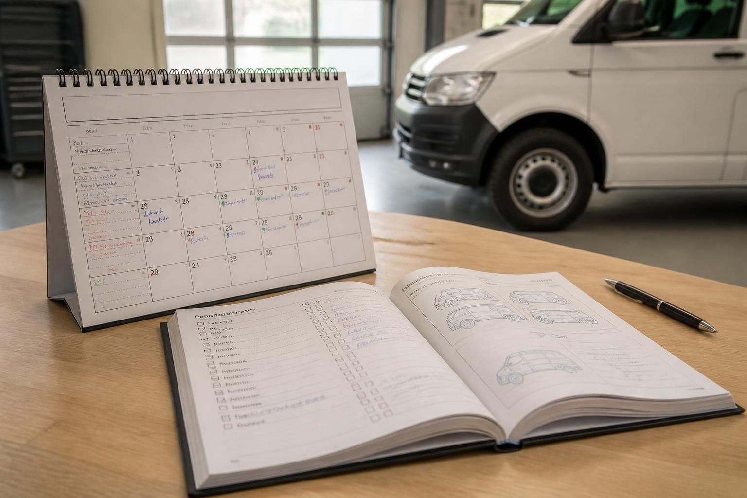 découvrez le calendrier et le carnet d’entretien vw pour le transporter t6 afin de respecter la périodicité des entretiens et assurer la longévité de votre véhicule.