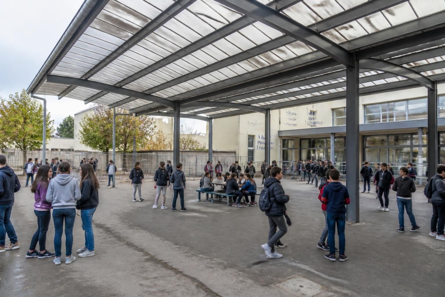 découvrez le rôle essentiel des préaux dans les établissements scolaires de l'éducation nationale et explorez des exemples concrets de leur aménagement et utilisation.